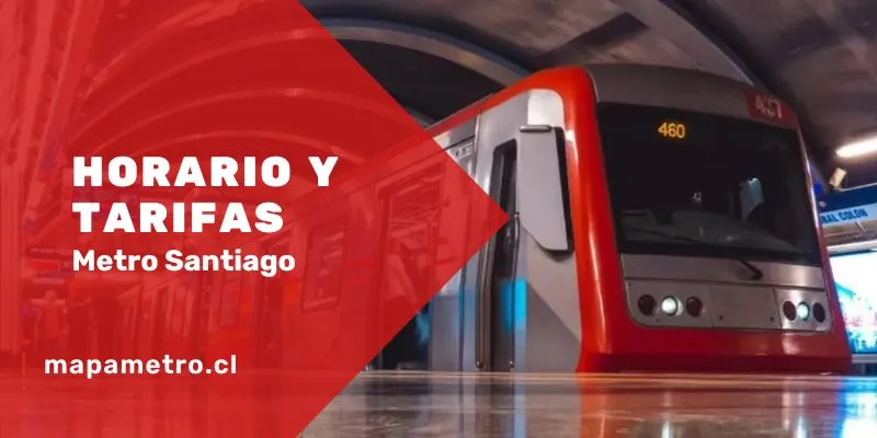 Horario y tarifas metro Santiago de Chile